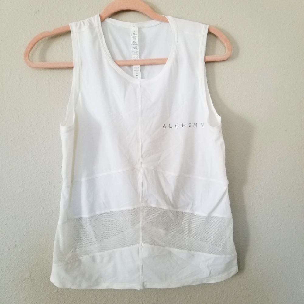 Lululemon Women's White Tank Top